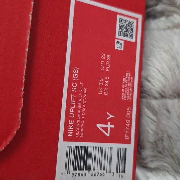 Nike Uplift SC (GS) YOUTH SIZE 4 - Picture 6 of 6